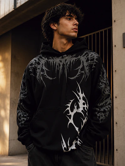POLERÓN FULL PRINT - NEO TRIBAL Y2K 