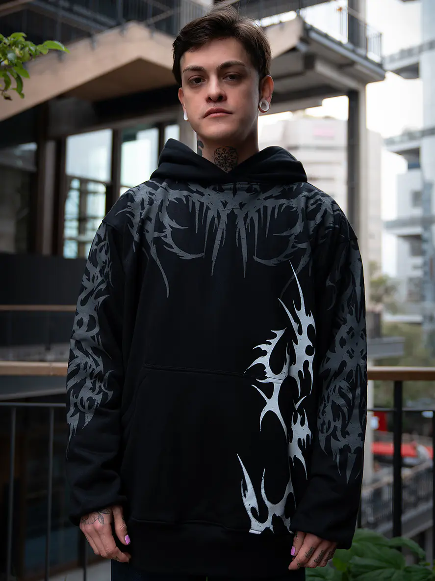 POLERÓN FULL PRINT - NEO TRIBAL Y2K  1