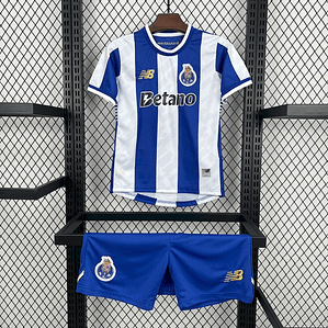 Kit Infantil FC Porto 2025/26 Home (Camisola + Calções) - 2 aos 13 Anos