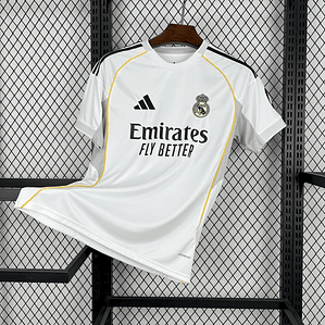 Camisola Real Madrid 2025/26 Home - Versão Adepto - S ao 4XL 