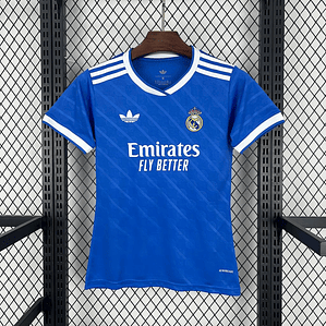 Camisola Feminina Real Madrid 2025/26 3ª - Versão Adepto - S ao 2XL