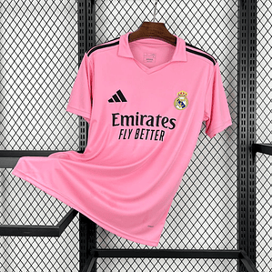 Camisola Real Madrid 2025/26 Rosa - Versão Adepto - S ao 2XL