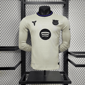 Camisola Barcelona 2025/26 Away Mangas Compridas - Versão Jogador - S ao 2XL