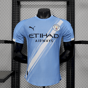 Camisola Manchester City 2025/26 Home Jersey - Versão Jogador - S ao 2XL