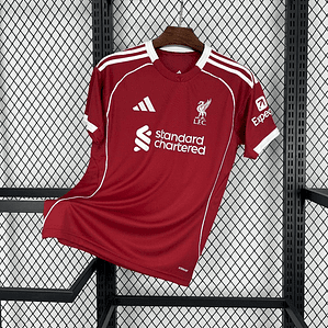 Camisola Liverpool 2025/26 Home Jersey - Versão Adepto - S ao 4XL