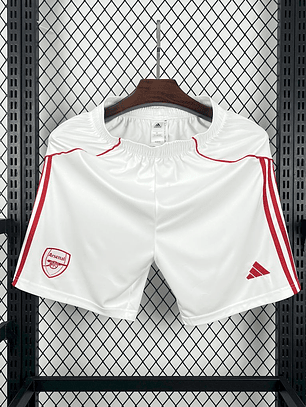 Pantalones cortos de la primera equipación del Arsenal 2025/26 - Tallas de la S a la 2XL