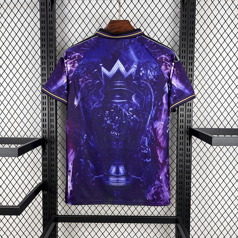 Camiseta morada del Manchester United 2025/26 - Versión para aficionados - Tallas S a 4XL 2