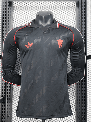 Manchester United 2025/26 Long Sleeve Jersey - Player Version - S to 2XL