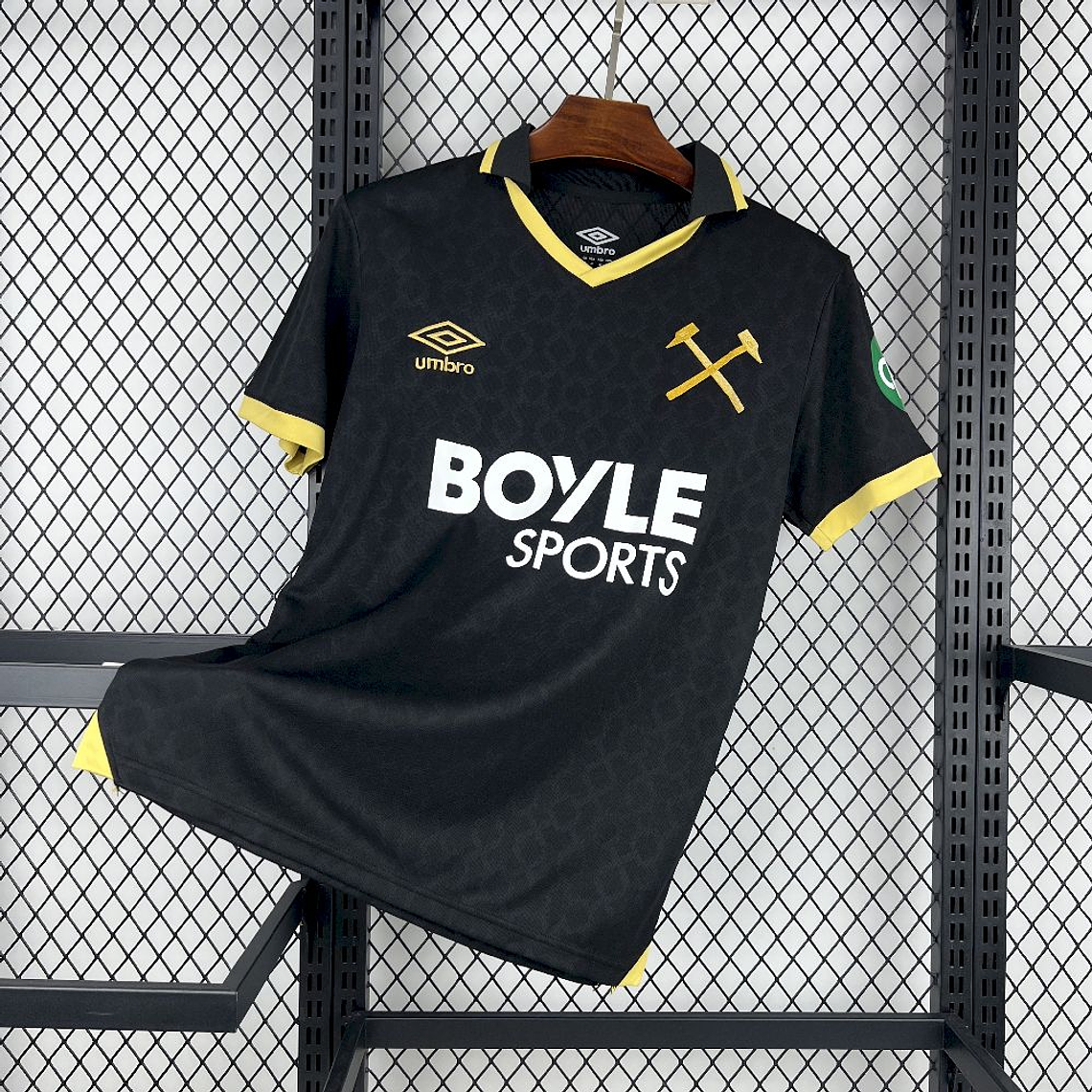 Camisola  West Ham United 2025/26 Third Jersey - Versão Adepto - S ao 4XL 1