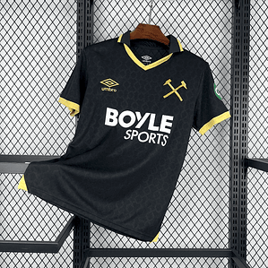 Camisola  West Ham United 2025/26 Third Jersey - Versão Adepto - S ao 4XL