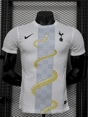 Tottenham Hotspur 2025/26 White Gold Snake Edition Jersey - Player Version - S to 2XL