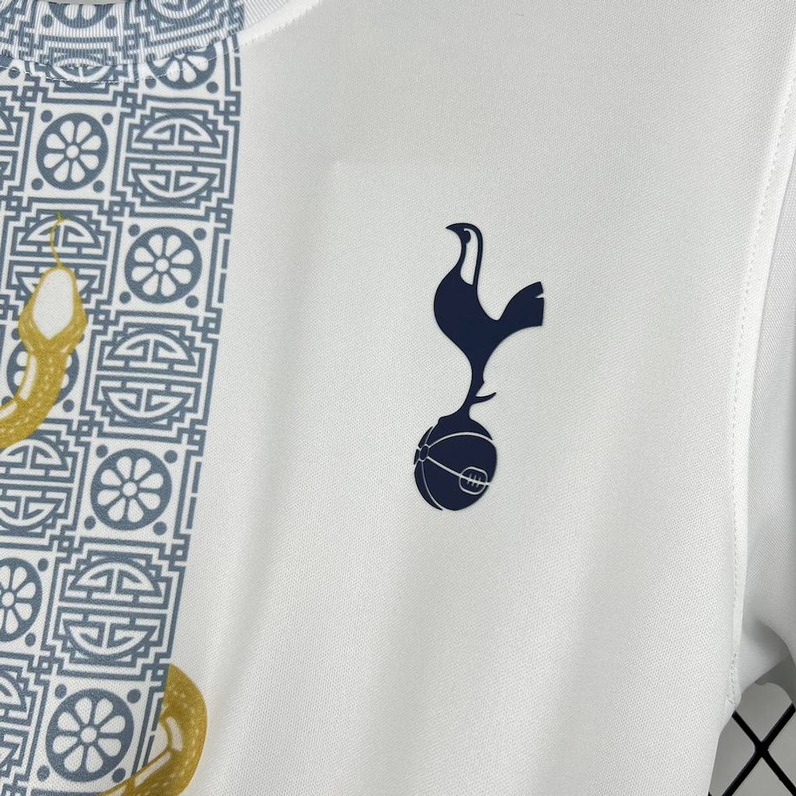 Camisola Tottenham Hotspur 2025/26 White Gold Snake Edition Jersey - Versão Adepto - S ao 4XL 6