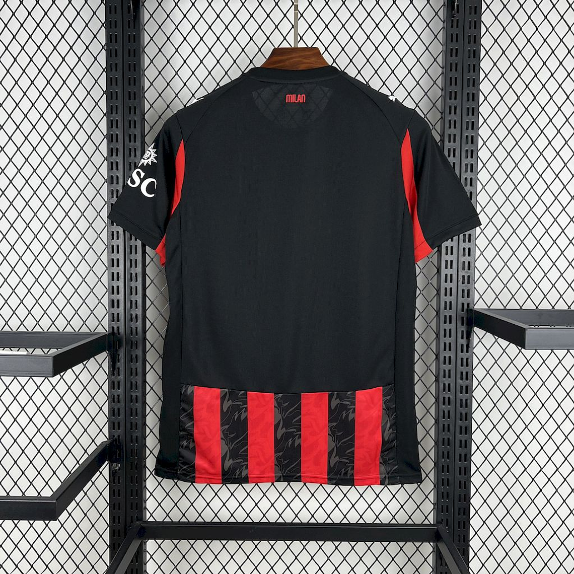 AC Milan 2025/26 Home Jersey - Fan Version - S to 4XL 2
