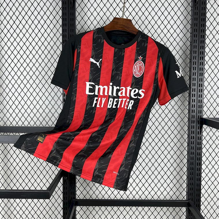 AC Milan 2025/26 Home Jersey - Fan Version - S to 4XL 1