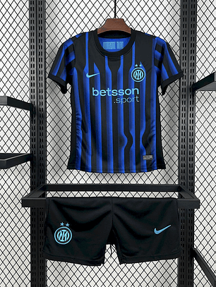 Inter Milan 2025/26 Home Kit (Shirt + Shorts)