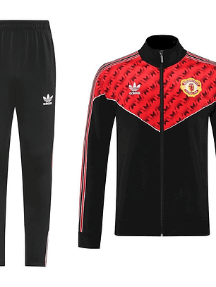 Casaco e calças de fato de treino adulto Manchester United 2025/26 unissexo HL