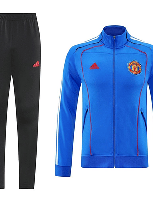 Casaco e calças de fato de treino adulto Manchester United 2025/26 unissexo HL