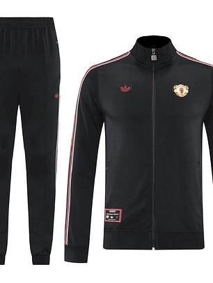 Casaco e calças de fato de treino adulto Manchester United 2025/26 unissexo HL