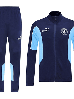 Casaco e calças de fato de treino adulto Manchester City 2025/26 unissexo HL