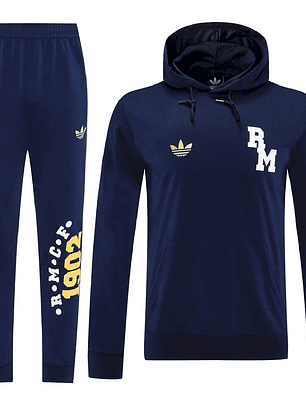 Sweatshirt com capuz e calças unissexo Real Madrid 2025/26 HL