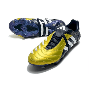 Chuteiras Adidas Predator Pulse FG - Futebol de Campo (Tamanho 39 ao 45) Preto - Amarelo