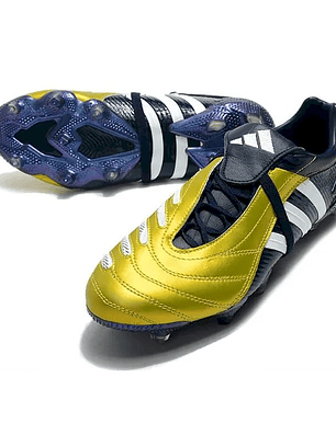Chuteiras Adidas Predator Pulse FG - Futebol de Campo (Tamanho 39 ao 45) Preto - Amarelo