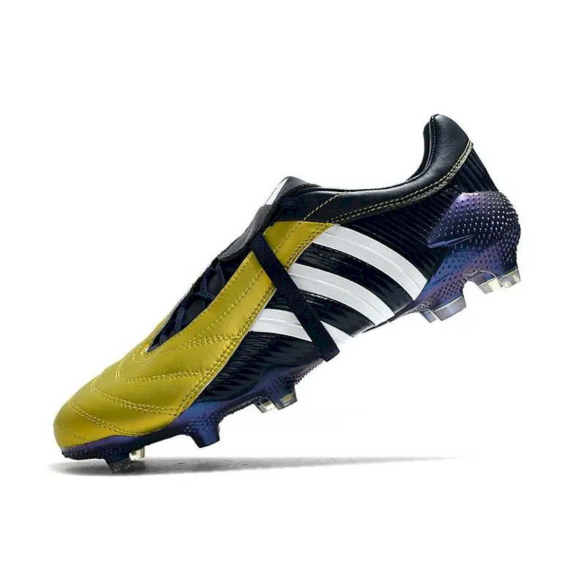 Chuteiras Adidas Predator Pulse FG - Futebol de Campo (Tamanho 39 ao 45) Preto - Amarelo 6