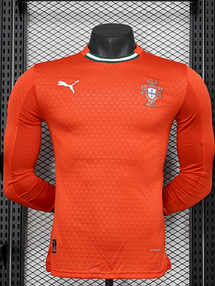 Portugal 2025/26 Home Long Sleeve Jersey - Player Version - Sizes S to 2XL