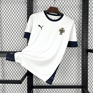 Camisola  Portugal 2025/26 Branca Pre-Match - Versão Adepto - S ao 2XL 