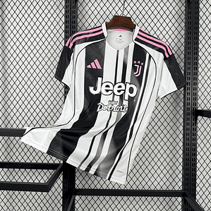 Camisola Juventus 2025/26 Home With New Sponsors Jersey - Versão Adepto - S ao 4XL