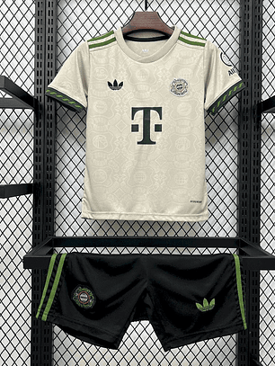 Kit Infantil Bayern Munich 2025/26 Oktoberfest (Camisola + Calções) 
