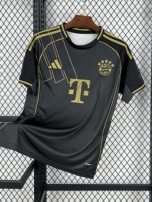 Camisola Bayern Munich 2025/26 Black Gold Jersey - Versão Adepto - S ao 4XL 