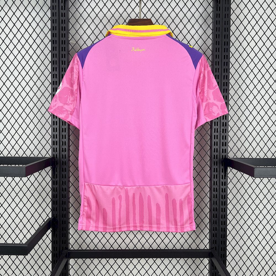 Camisola Borussia Dortmund 2025/26 Pink Jersey - Versão Adepto - S ao 4XL 2