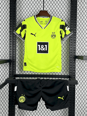 Kit Infantil Borussia Dortmund 2025/26 (Camisola + Calções)