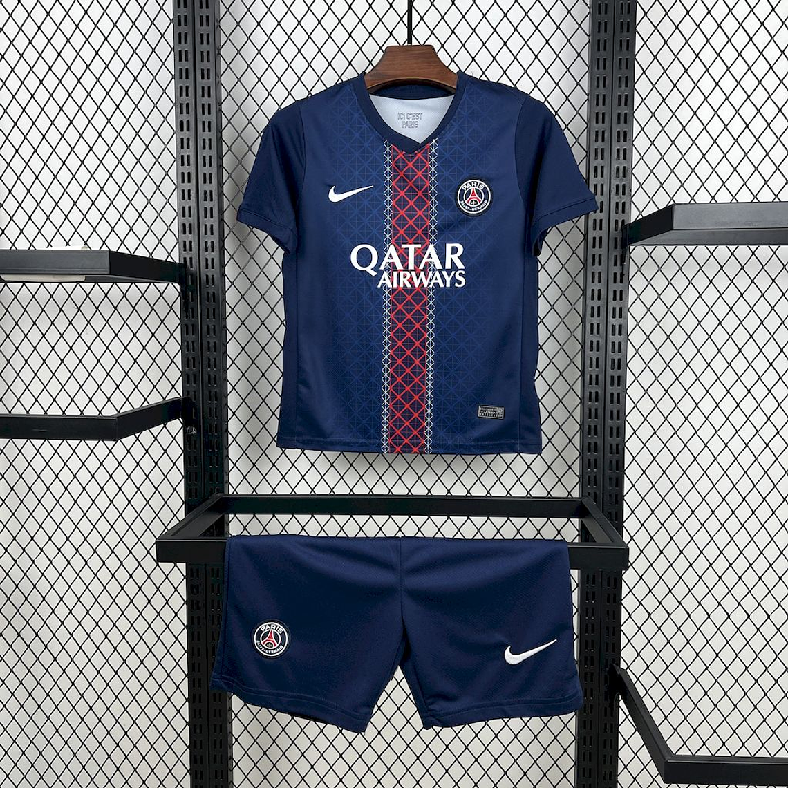 Paris Saint-Germain 2025/26 Home Kids Kit (Shirt + Shorts) 1