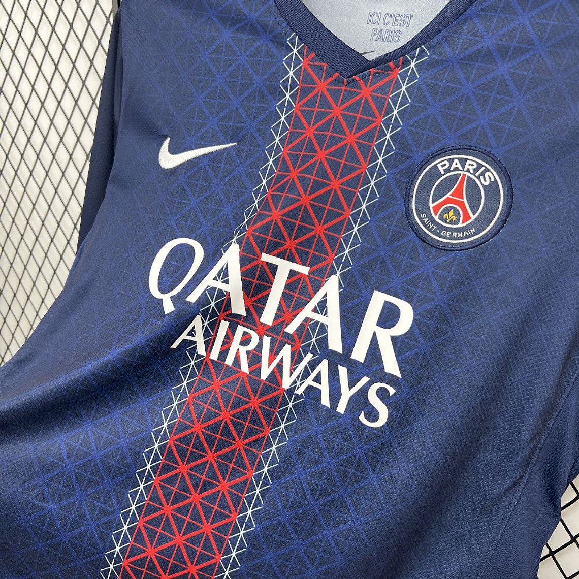 Paris Saint-Germain 2025/26 Home Long Sleeve Jersey - Sizes S to 4XL 7