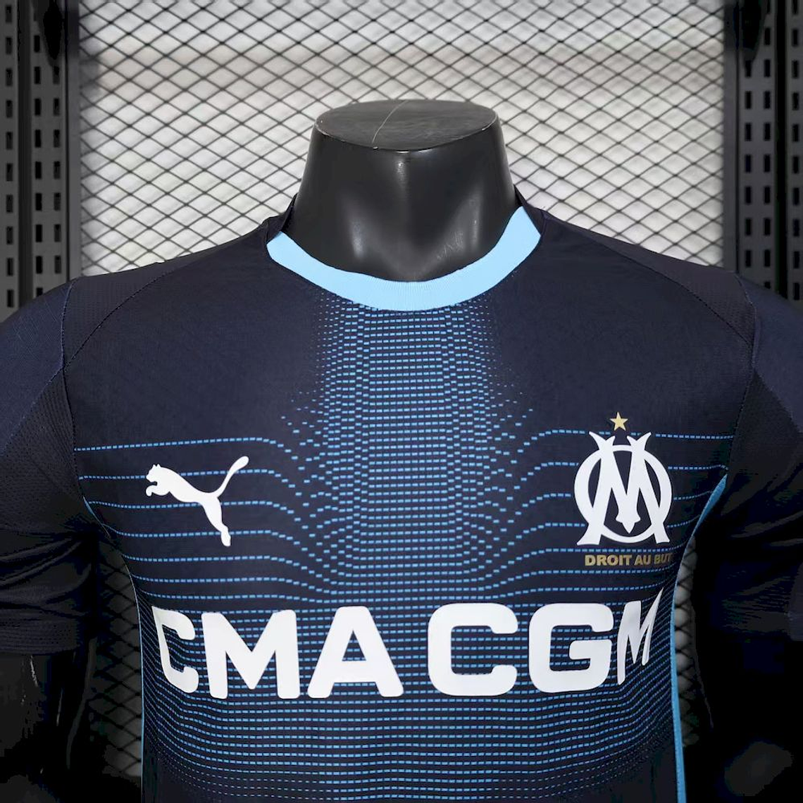 Olympique Marseille 2025/26 Away Jersey - Player Version 3