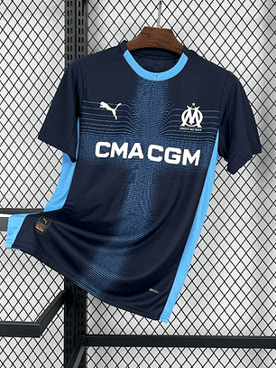 Olympique Marseille 2025/26 Away Jersey - Fan Version - Sizes S to 4XL