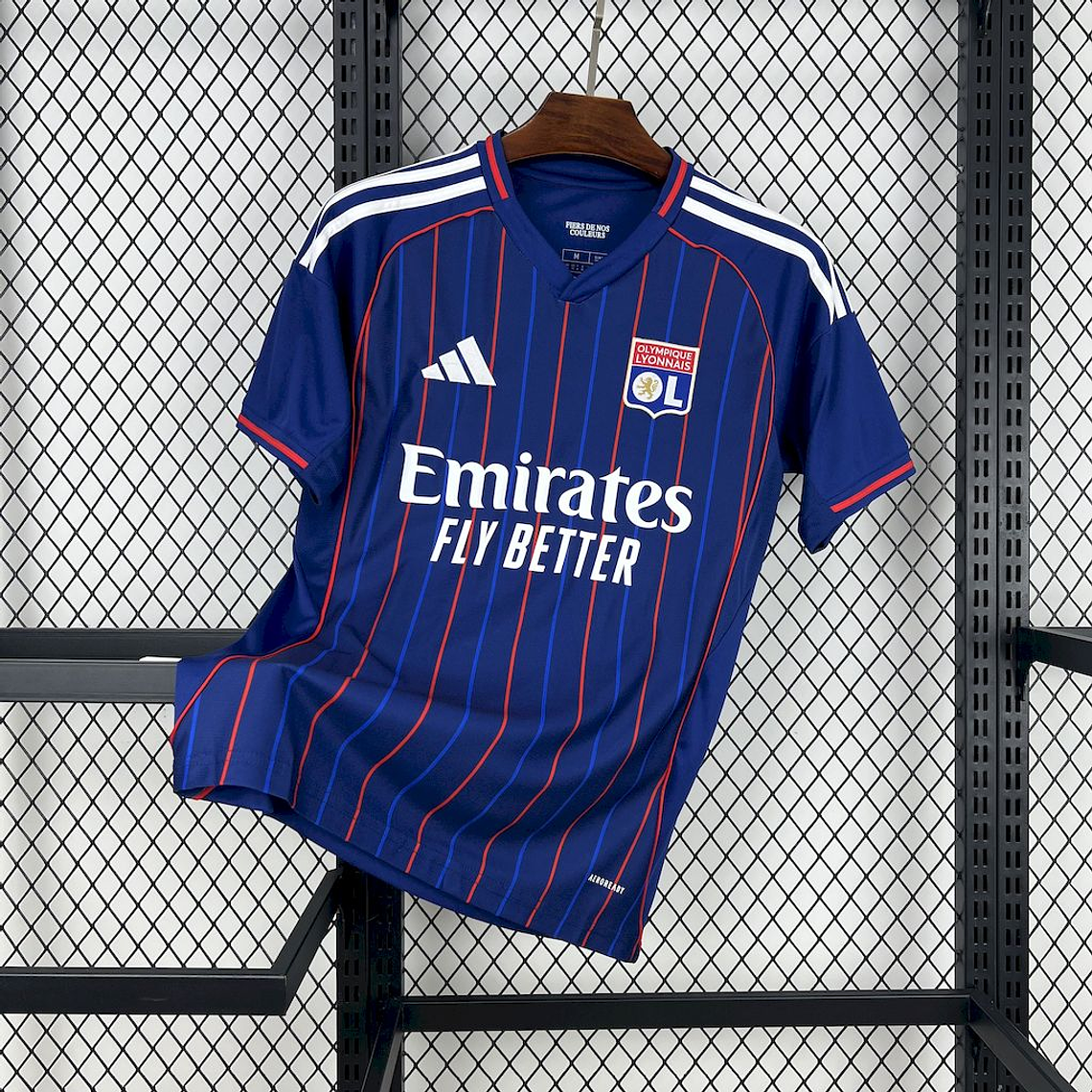 Olympique Lyonnais 2025/26 Away Jersey - Fan Version - Sizes S to 2XL 1