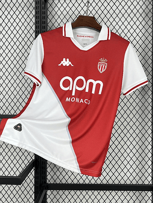 Camisola AS Monaco 2025/26 Home Jersey - Versão Adepto - S ao 2XL
