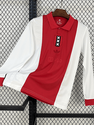 Camisola Ajax 2025/26 Amsterdam Anniversary Manga Comprida - S ao 4XL