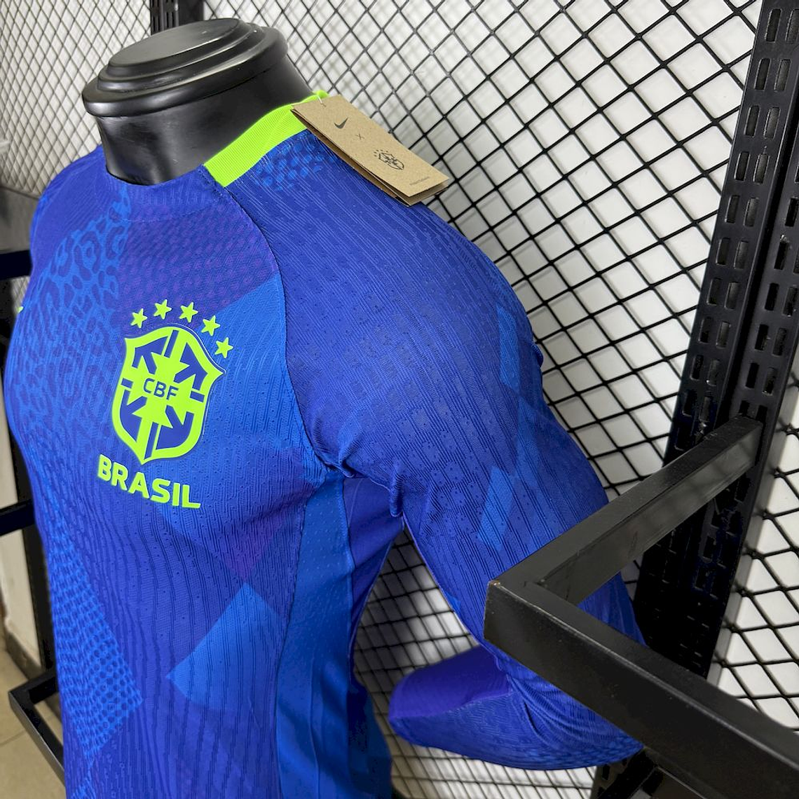 Brazil 2025/26 Away Long Sleeve Jersey - Player Version - Sizes S to 2XL 4