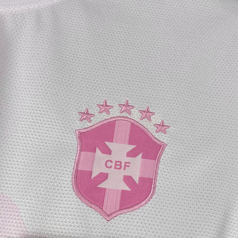 Camisola Brasil 2025/26 pink white Jersey - Versão Adepto - S ao 2XL 4