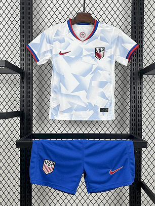 Kids' Kit USA 2025/26 Home (Shirt + Shorts)