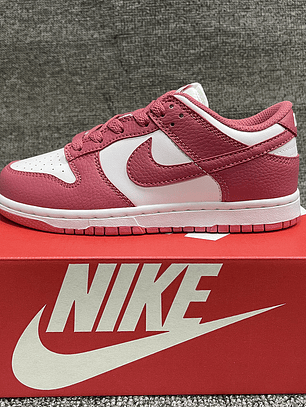 Dunk SB Low Top Grain Sneakers - Leather (Sizes 36 to 47.5) Red and white
