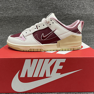 Tênis Dunk SB Low Top Grain - Couro (Tamanho 36 ao 47,5) Bordeaux e Bege