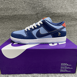 Tênis Dunk SB Low Top Grain - Couro (Tamanho 36 ao 47,5) Azul Marinho e Azul claro