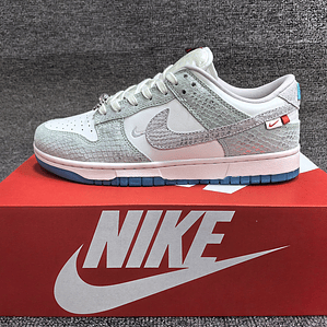 Tênis Dunk SB Low Top Grain - Couro (Tamanho 36 ao 47,5) Verde claro e branco