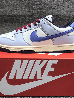 Tênis Dunk SB Low Top Grain - Couro (Tamanho 36 ao 47,5) Azul Claro, Branco e Azul Escuro