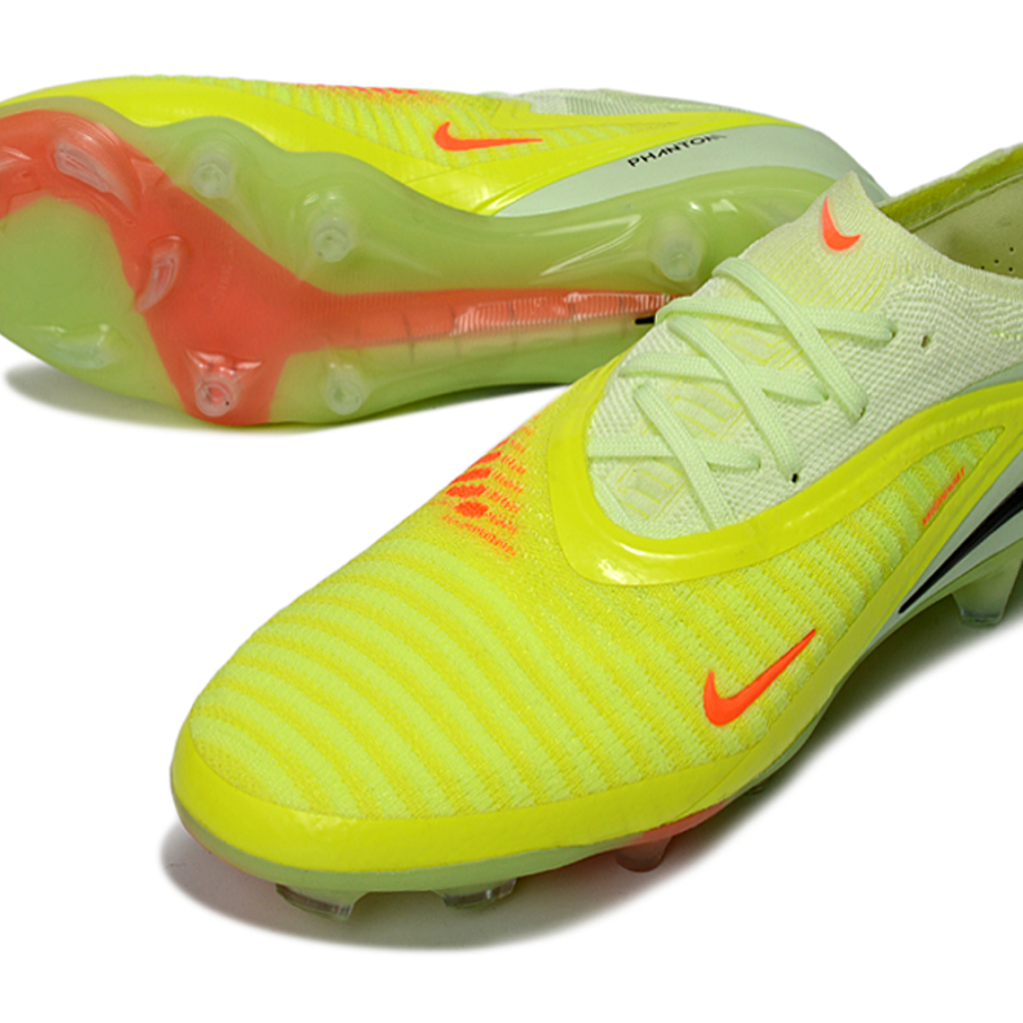 Chuteiras Nike Phantom GX III Elite FG - Amarelo/Rosa (Tamanho 35-45) 1